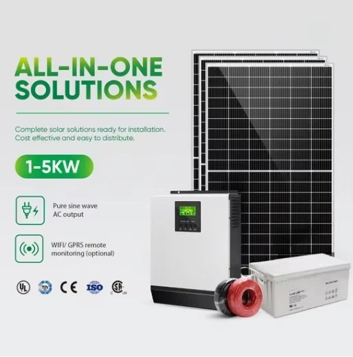 Off Grid Solar Kit - نظام طاقة شمسية منزلي كامل مع