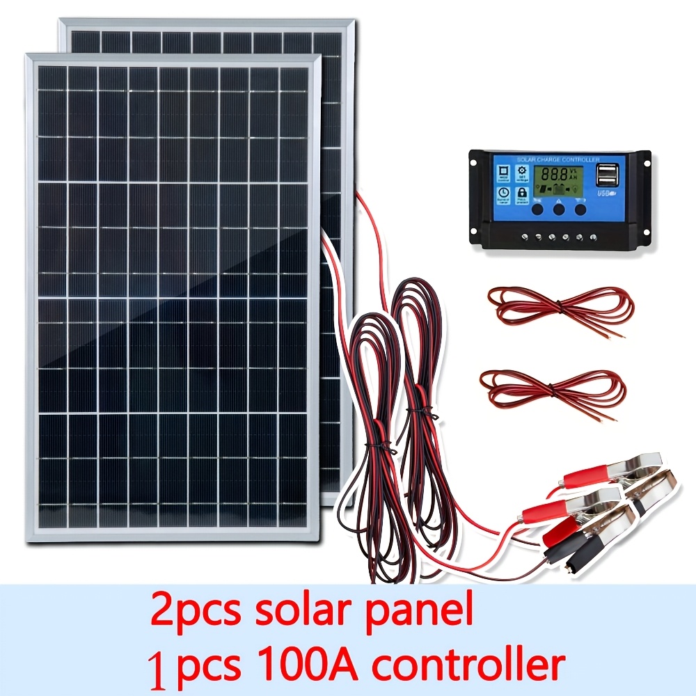 Off Grid Solar Kit - طقم ألواح شمسية 12 فولت (قطعة