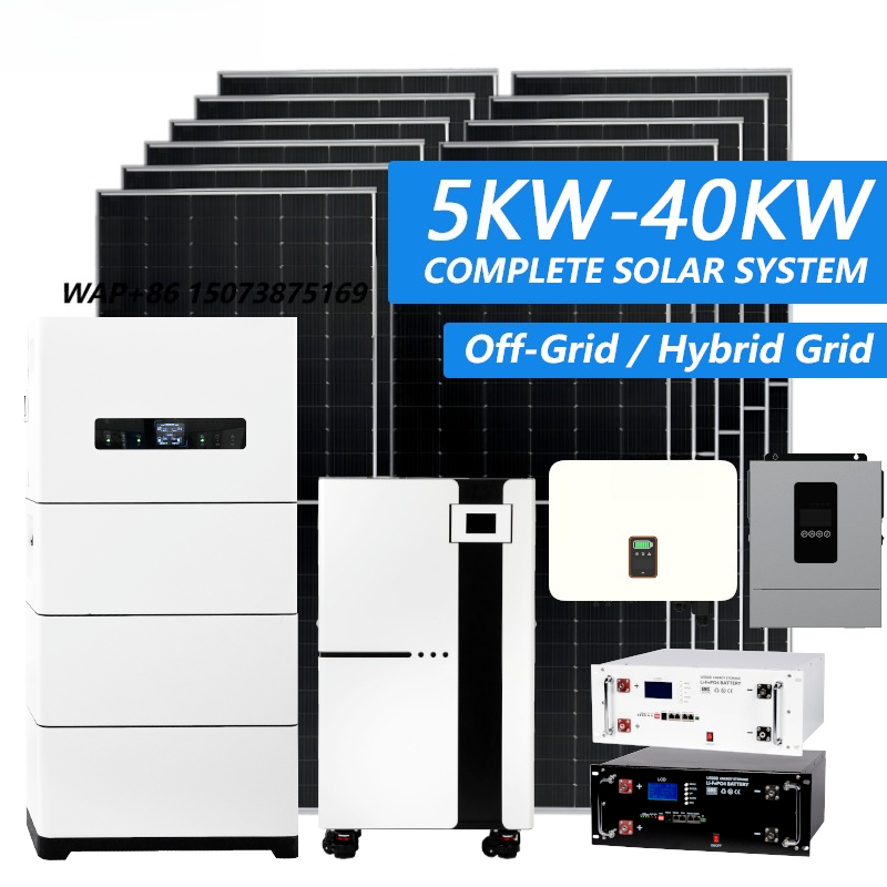 Off Grid Solar Kit - نظام طاقة شمسية هجين كامل خارج