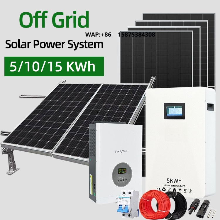 Off Grid Solar Kit - نظام طاقة شمسية منزلي خارج الشبكة