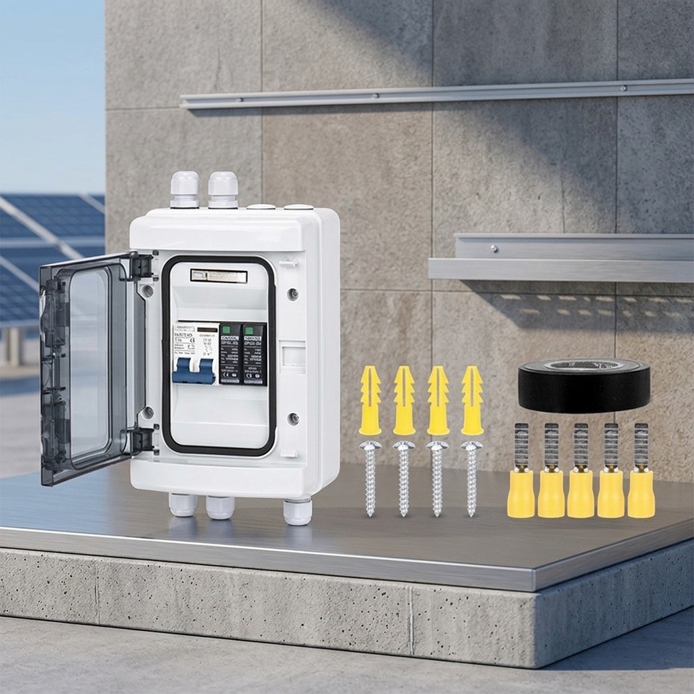Solar Combiner Box - صندوق تجميع الطاقة الشمسية DC500V بتيار