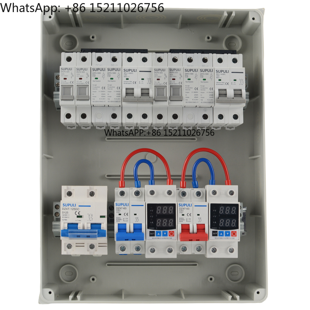 AC + DC الموحد صندوق 2 سلسلة 2 - مراجعة Solar Combiner Box وسعره