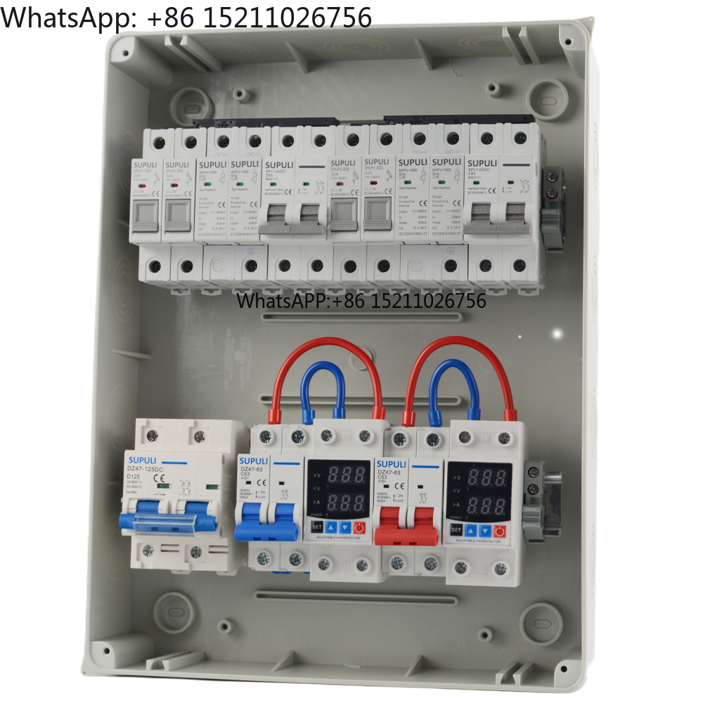 AC + DC الموحد صندوق 2 سلسلة 2 - مراجعة Solar Combiner Box وسعره