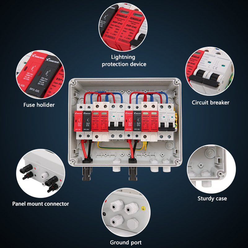 صندوق تجميع الطاقة الشمسية XIO - مراجعة Solar Combiner Box وسعره