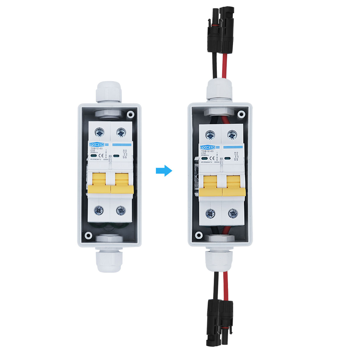 صندوق تجميع الطاقة الشمسية TOM - مراجعة Solar Combiner Box وسعره