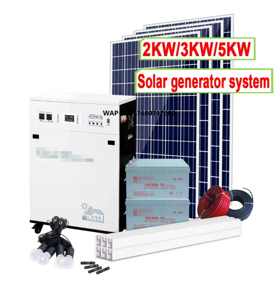 بيع المصنع مباشرة 48 فولت 5kw  - مراجعة Off Grid Solar Kit وسعره