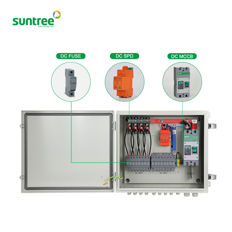 Suntree 8 في 1 خارج سلاسل الطا - مراجعة Solar Combiner Box وسعره