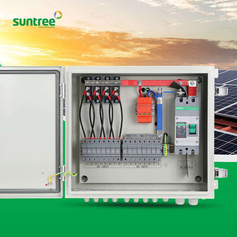 Suntree 8 في 1 خارج سلاسل الطا - مراجعة Solar Combiner Box وسعره