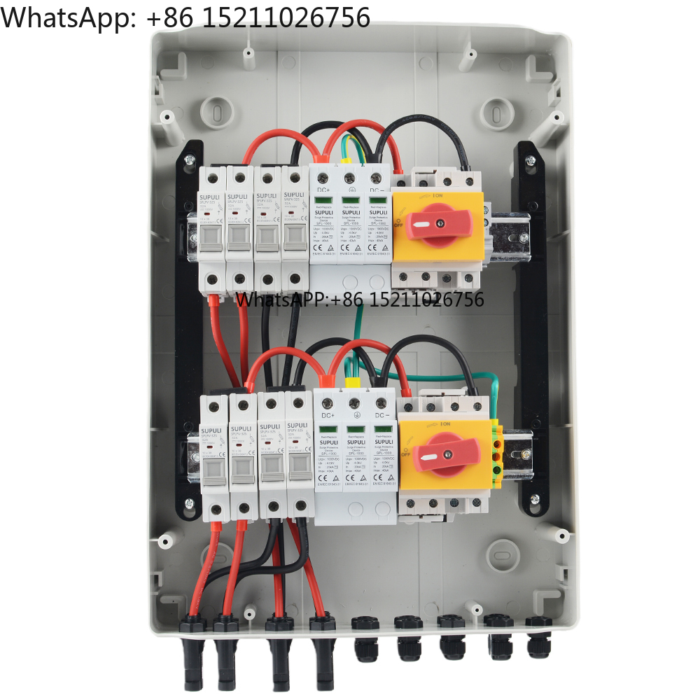 IP65 4 في 2 خارج 4 سلاسل 25A 1 - مراجعة Solar Combiner Box وسعره