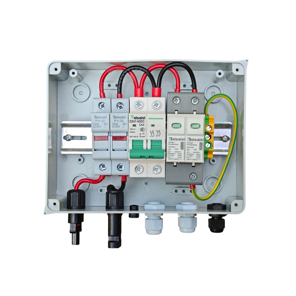 صندوق تجميع الطاقة الشمسية الك - مراجعة Solar Combiner Box وسعره
