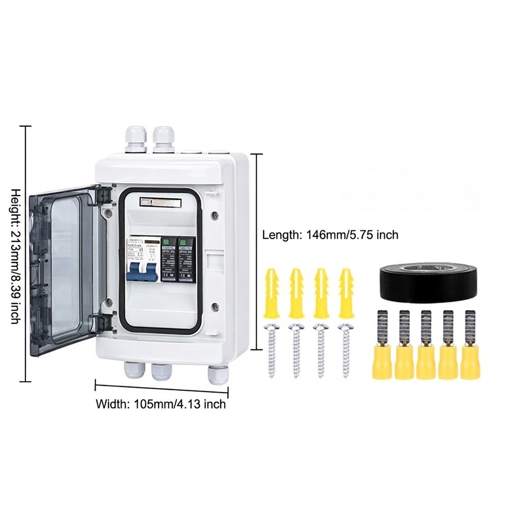 صندوق تجميع الطاقة الشمسية DC5 - مراجعة Solar Combiner Box وسعره